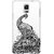 Samsung Galaxy S5 Back Cover, Indian Peacock Doodle Art Mobile Cover For Samsung Galaxy S5 -By Design Lab, Designer Printed Samsung Galaxy S5 Back Cover, [Matte Finish, Hard Case]