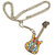 Cinderella Stone Guitar Pendant Necklace