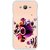 Fuson Designer Phone Back Case Cover Samsung Galaxy J7 J700F (2015) ( Abstract Design On Peach Background )