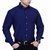 Mens Cotton Blue Shirt