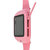 Kenxinda Pink Silicon Single Sim Smart Watch