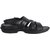 Lee Peeter Men's Black Leather Sandals