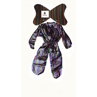 Butterfly Multicolor Fancy Dress Costume With Wings For Kids