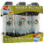 GPET Fridge Water Bottle Poppy 1 Ltr Grey  Set of 6