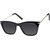 David Blake Black Polarized Full Rim Sunglasses