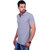 La Milano Men's Gray Polo Neck Tshirt