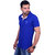 La Milano Men's Blue Polo Neck Tshirt