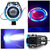 VMA SHOPPERS HIGH INTENSITY U11 LENS  PROJECTOR WITH DOUBLE COB RING FOG LIGHT For  Yamaha YBR 125