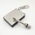Zippo Flint Grey Aluminium Fire Starter Lighter Matchbox Keychain Style For Outdoor Adventure