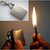 Zippo Flint Grey Aluminium Fire Starter Lighter Matchbox Keychain Style For Outdoor Adventure