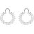 Samana Fashion Silver Polish Brass Clip-On Earring for Women