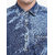 High Star Slim Fit Fashion Shirt In Blue Colour