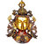 Brass Meditating Tibetan Buddha Goddess Crown Tara Devi Maa Head Statue -MPC0007