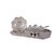 German Silver Set Of 2 Curve Shape Bowls With 2 Spoons and Tray - Home/Office Decorative Item and Birthday Gift