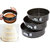 3pcs- Non-Stick Metal Cake Pan Round Shape Black Cake Mould