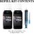 Turbo refill kit for hp 678 black ink cartridge