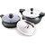 Pigeon All-in-One hard anodized cooker set, Black, 2-pieces