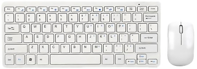 Buy Terabyte TB-Wireless White Wireless Keyboard Mouse Combo(Mini ...