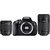 Canon EOS 700D 18.0 MP with 18-55mm + 55-250mm Lens + 8 GB card + Carry Case