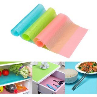 Anti-slip mutli purpose fridge mat washable and anti funguil  Eva material SET OF 2) multicolour