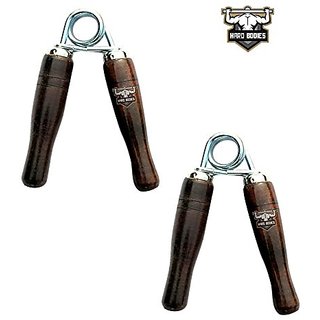 Hard Bodies Wooden Hand Grip (Set of 2 )