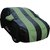 Autofurnish Stylish Green Stripe Car Body Cover For Maruti New Alto 800 Arc Green-black.
