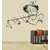 Radha Krishna Wall Sticker W X H : 60 X 45