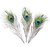 Mor Pankh 3 Pc / Morpankh / Natural Peacock Feathers / Natural Beautiful Peacock Eye Feathers Tails (Set of 3 Pieces