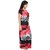 Diljeet Women Red And Black Floral Print Satin Nighty