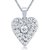 Sikka Silver Plated Austrian Diamond White Pendants Chains For Women