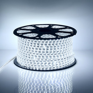 Snap light 5 Meter Waterproof LED Rope Light - White