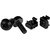 StarTech.com M6 x 12mm Screws and Cage Nuts - 100 Pack - M6 Mounting Screws and Cage Nuts for Server Rack and Cabinet - Black