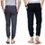 FeelBlue Men's Cotton Track Pant (Pack of 2) (DeepGrey and GBlack).