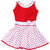 Flora Self Design Cotton (Combi) Dresses For Girls