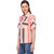 YALINA PLUS Women Combo of two Striped Half Sleeve Cotton Shirts