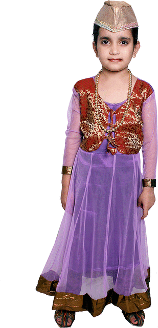 Qawwali Female Dress-Fancy Dress Costume For Kids - Sufi Devotional Music  Indiadresswala