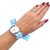 11 Interchangeable Trendy ribbon Strap Ladies Women Watch Analog
