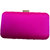Pink Color Raw Silk Designer Clutch By Fashlly