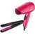 Philips HP8643/46 Miss Fresher's Pack Hair Straightener + Hair Dryer