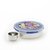 RK Stainless Steel Air-tight Round Masala Spice Box Utility  Container, Namak Dani, Silver