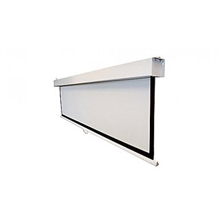 Buy Wall Type Pull Down Spring Action Projector Screen, Size - 6 Ft. x ...