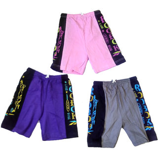 Kavya Fashion Boys Hosiery Bermuda Set of 3 Pieces