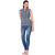 YALINA PLUS Combo of two exclusive Printed and Striped Shirts.