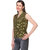 YALINA PLUS Women Combo of two Printed Court Collar Sleeveless Shirt