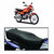 Relax Bike Seat Cover For HERO HF DELUXE -Black