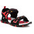 Sparx Men Black & Red Floater Sandals (SS-459)
