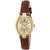Sonata Quartz Gold Oval Women Watch 8083YL04