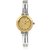Fostelo Women'S Gold Dial Analog Wrist Watch (FST-135)