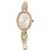 Sonata Quartz Gold Oval Women Watch ND8048YM02