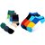 Winza Designer Mid-calf Length  Ankle Cotton Socks (Multi-Coloured, Set of 6)